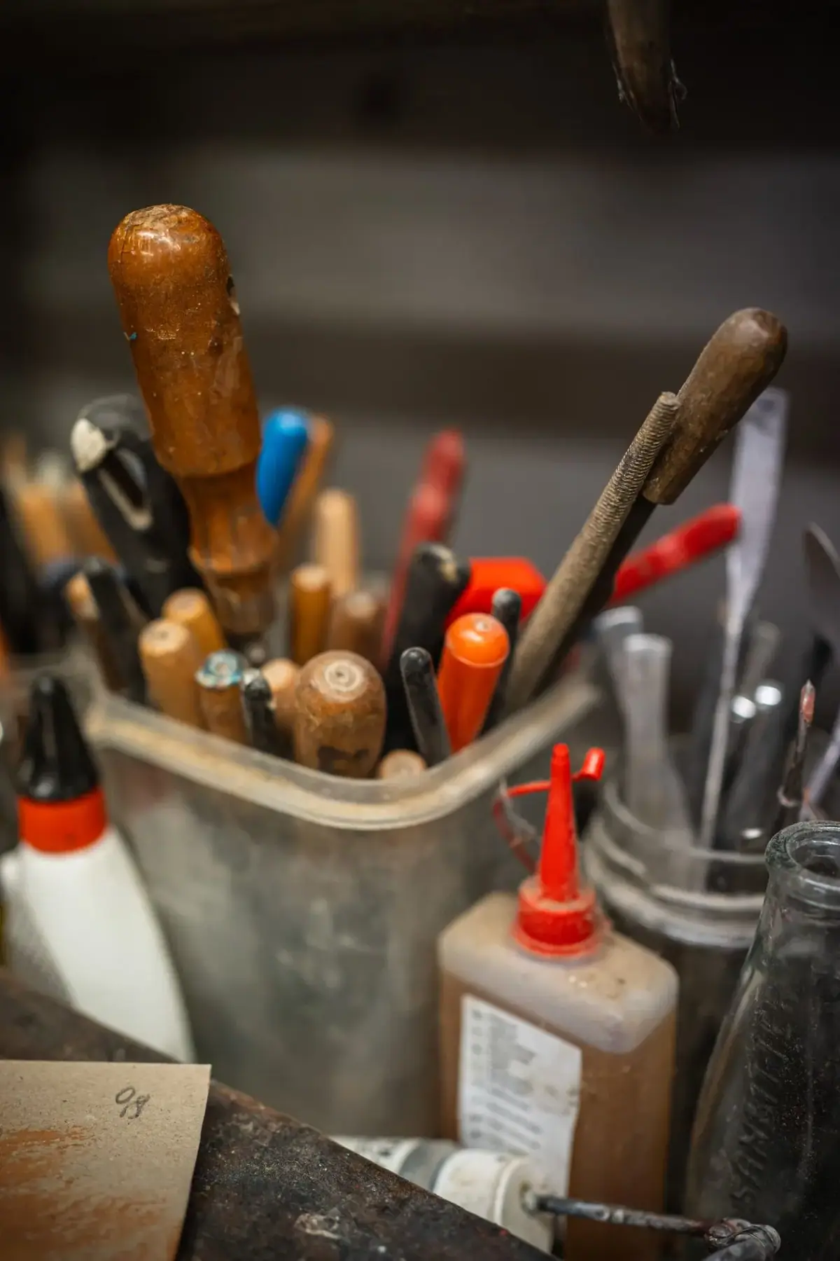 Locksmith hand tools ready for a lock repair in Costa Mesa